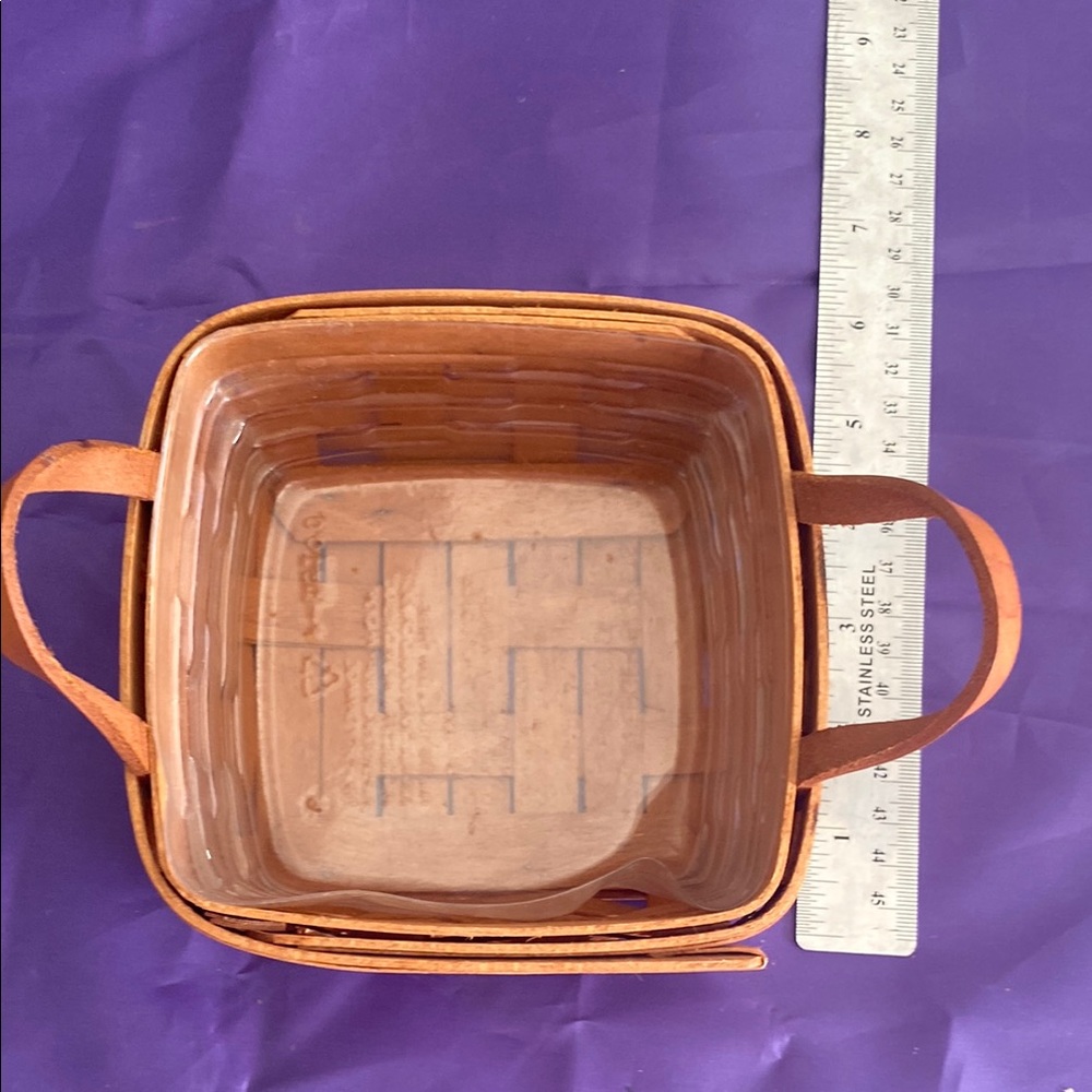 Longaberger Brown Woven Accent Basket